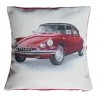 Housse de coussin DS Citroën rouge