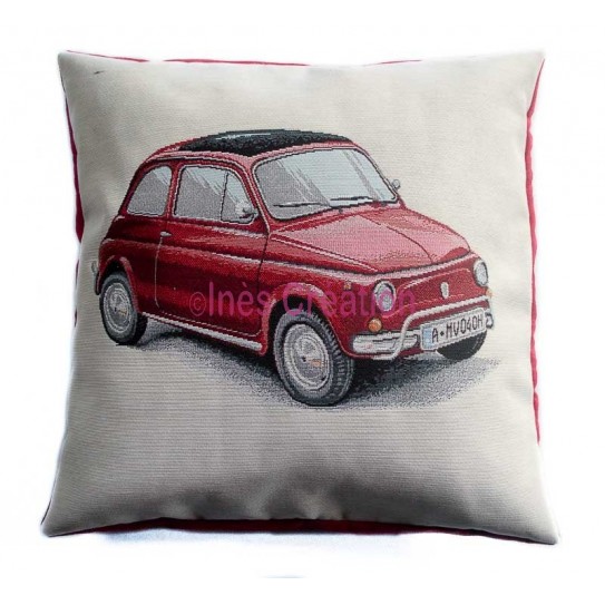 Housse de coussin Fiat 500