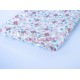 Coupon de tissu 50x48 cm 100% coton Lilas Menthe/Rose