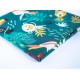 Coupon de tissu 50x48 cm 100% coton Papaya Animaux