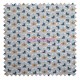 Cotton fabric sold by metre Sasaki Linen/Navy Oeko-tex