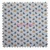 Cotton fabric sold by metre Sasaki Linen/Navy Oeko-tex