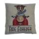 Cushion cover retro dog