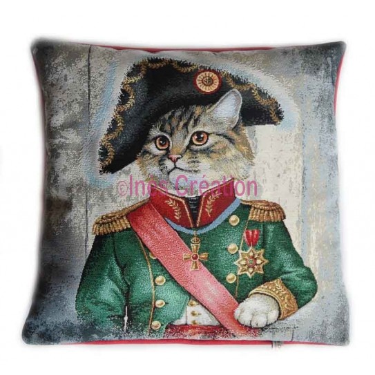 Cushion cover Military Cat