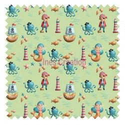 Tissu enfant Pirates