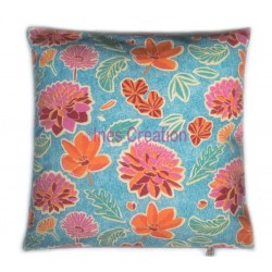 Housse de coussin pivoine