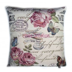 Housse de coussin Rose Vintage