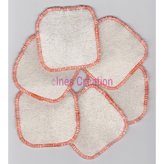 Lingettes Lavables en coton 100% biologique 