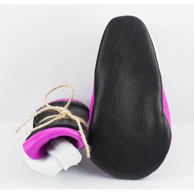 Chaussons Panda Cuir Souple | Pyjmoisa