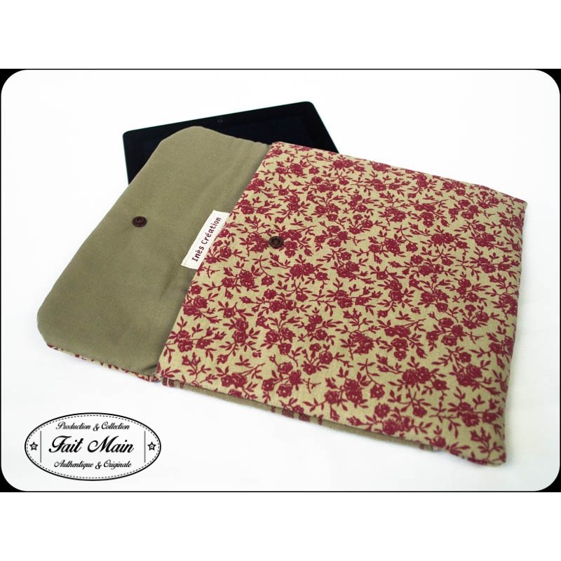 Housse pour iPad rouge logo Bordeaux - Bordeaux Shop