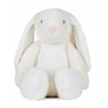 Peluche Lapin déhoussable zippée à broder