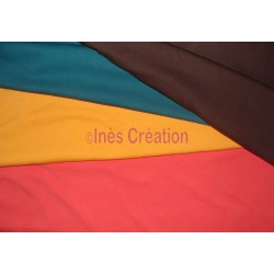 Coupon Jersey Interlock Uni 100% Coton Bio