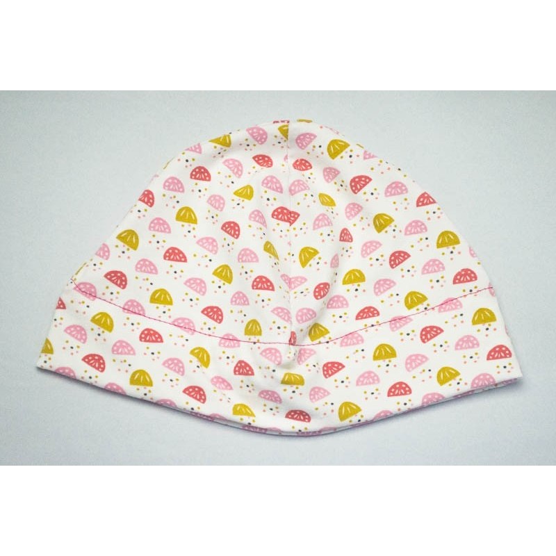 Patron Couture facile Bonnet Naissance Tour de Tête 35 cm