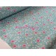 Tissu coton vendu au mètre Anisley Menthe/Rose Oeko-tex