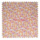 Coupon de tissu 50x50 cm 100% coton Collection Millefleurs